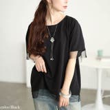 ブラック | 大きいサイズ レディース トップス | GOLDJAPAN　大きいサイズ専門店