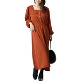 テラコッタ | 大きいサイズ レディース ワンピース | GOLDJAPAN　大きいサイズ専門店