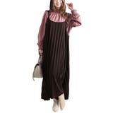 ブラウン | 大きいサイズ レディース ワンピース | GOLDJAPAN　大きいサイズ専門店