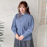 ブルーグレー | 大きいサイズ レディース トップス | GOLDJAPAN　大きいサイズ専門店