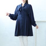 ネイビー | 大きいサイズ レディース ワンピース | GOLDJAPAN　大きいサイズ専門店