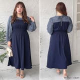 ネイビー | 大きいサイズ レディース ワンピース | GOLDJAPAN 大きいサイズ専門店