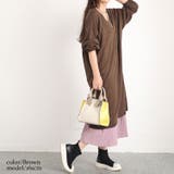 ブラウン | 大きいサイズ レディース ワンピース | GOLDJAPAN　大きいサイズ専門店