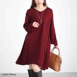 ワイン | 大きいサイズ レディース ワンピース | GOLDJAPAN　大きいサイズ専門店