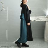 ブラック×グリーン | 大きいサイズ レディース ワンピース | GOLDJAPAN　大きいサイズ専門店