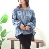 ブルー | 大きいサイズ レディース トップス | GOLDJAPAN　大きいサイズ専門店