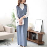 ブルー | 大きいサイズ レディース ワンピース | GOLDJAPAN　大きいサイズ専門店