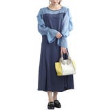 ブルーグレー | 大きいサイズ レディース ワンピース | GOLDJAPAN　大きいサイズ専門店