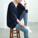 ネイビー | 大きいサイズ レディース トップス | GOLDJAPAN　大きいサイズ専門店