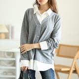 杢グレー | 大きいサイズレディース トップス シャツ | GOLDJAPAN　大きいサイズ専門店