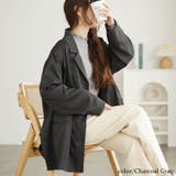 チャコールグレー | 大きいサイズレディース アウター ジャケット | GOLDJAPAN 大きいサイズ専門店
