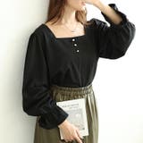 ブラック | 大きいサイズレディース トップス カットソー | GOLDJAPAN　大きいサイズ専門店