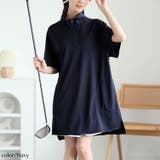 ネイビー | 大きいサイズ レディース チュニック | GOLDJAPAN　大きいサイズ専門店