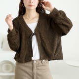 ブラウン | 大きいサイズレディース トップス カーディガン | GOLDJAPAN　大きいサイズ専門店