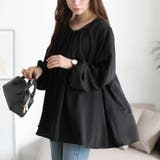 ブラック | 大きいサイズ レディース トップス | GOLDJAPAN　大きいサイズ専門店