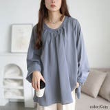 グレー | 大きいサイズ レディース トップス | GOLDJAPAN　大きいサイズ専門店