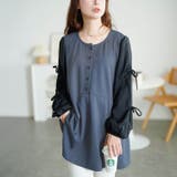 グレー | 大きいサイズ レディース チュニック | GOLDJAPAN　大きいサイズ専門店