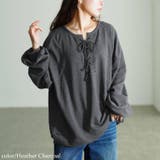 杢チャコール | 大きいサイズ レディース トップス | GOLDJAPAN　大きいサイズ専門店