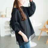 ブラック | 大きいサイズ レディース トップス | GOLDJAPAN　大きいサイズ専門店