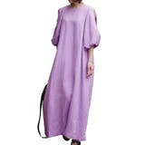 パープル | 大きいサイズ レディース ワンピース | GOLDJAPAN 大きいサイズ専門店