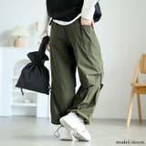 カーキ | 大きいサイズレディース ボトムス ズボン | GOLDJAPAN　大きいサイズ専門店