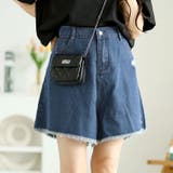 ブルー | 大きいサイズレディース ボトムス ズボン | GOLDJAPAN　大きいサイズ専門店