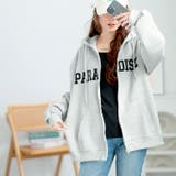 グレー | 大きいサイズレディース アウター パーカー | GOLDJAPAN　大きいサイズ専門店