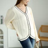 オフホワイト | 大きいサイズレディース トップス ニット | GOLDJAPAN　大きいサイズ専門店