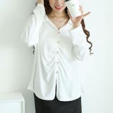 ホワイト | 大きいサイズレディース トップス ブラウス | GOLDJAPAN　大きいサイズ専門店