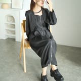 ブラック | 大きいサイズレディース ワンピース ノーカラーショート丈ジャケット＆ベルト付きキ… | GOLDJAPAN　大きいサイズ専門店