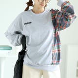 グレー | 大きいサイズレディース トップス スウェット | GOLDJAPAN　大きいサイズ専門店