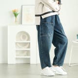 ネイビー | 大きいサイズレディース ボトムス パンツ | GOLDJAPAN 大きいサイズ専門店