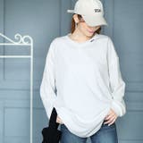 ホワイト | 大きいサイズレディース トップス カットソー | GOLDJAPAN　大きいサイズ専門店