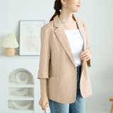ベージュ | 大きいサイズ レディース ジャケット | GOLDJAPAN 大きいサイズ専門店