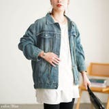 ブルー | 大きいサイズレディース アウター ジャケット | GOLDJAPAN 大きいサイズ専門店