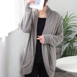 グレー | 大きいサイズレディース トップス カーディガン | GOLDJAPAN　大きいサイズ専門店