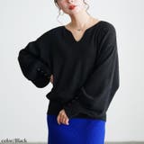 ブラック | 大きいサイズレディース トップス ニット | GOLDJAPAN　大きいサイズ専門店