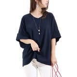 ネイビー | 大きいサイズ レディース トップス | GOLDJAPAN 大きいサイズ専門店