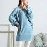 ブルー | 大きいサイズ レディース チュニック | GOLDJAPAN 大きいサイズ専門店