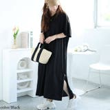 ブラック | 大きいサイズレディース ワンピース 接触冷感&UVカット&吸湿速乾サイドファスナ… | GOLDJAPAN 大きいサイズ専門店