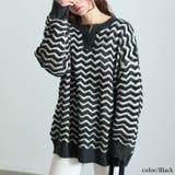 ブラック | 大きいサイズレディース トップス ニット | GOLDJAPAN　大きいサイズ専門店