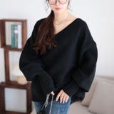 ブラック | 大きいサイズレディース トップス ニット | GOLDJAPAN　大きいサイズ専門店