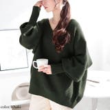 カーキ | 大きいサイズレディース トップス ニット | GOLDJAPAN　大きいサイズ専門店