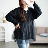 ブラック | 大きいサイズ レディース トップス | GOLDJAPAN　大きいサイズ専門店