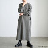 杢グレー | 大きいサイズ レディース ワンピース | GOLDJAPAN　大きいサイズ専門店