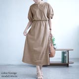 グレージュ | 大きいサイズ レディース ワンピース | GOLDJAPAN　大きいサイズ専門店