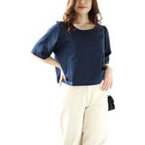 ネイビー | 大きいサイズ レディース トップス | GOLDJAPAN　大きいサイズ専門店