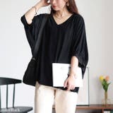 ブラック | 大きいサイズレディース トップス カットソー | GOLDJAPAN　大きいサイズ専門店