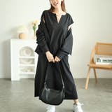 ブラック | 大きいサイズレディース ワンピース ショート丈ブラウス&ピンタックワンピース2点… | GOLDJAPAN 大きいサイズ専門店