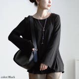 ブラック | 大きいサイズレディース トップス カットソー | GOLDJAPAN 大きいサイズ専門店